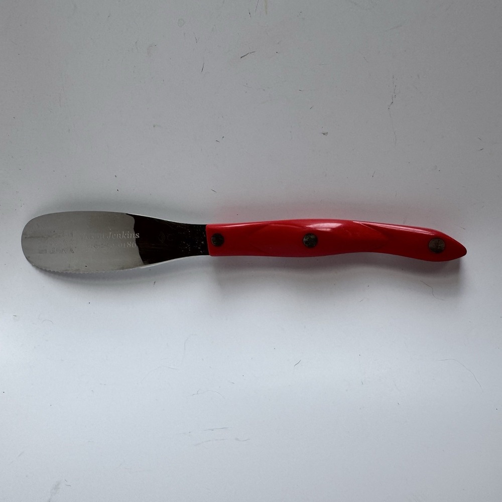 Cutco Spatula Spreader 1768 KK Red Handle Serrated Promo Knife Kitchen Cooking - Picture 5 of 7